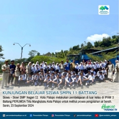 Kunjungan Belajar Siswa SMPN 11 Battang Kota Palopo