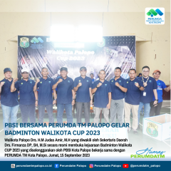 PBSI Bersama Perumda TM Palopo Gelar Badminton Walikota CUP 2023